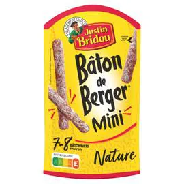 JUSTIN BRIDOU Saucisson sec mini nature 100g