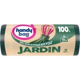 HANDY BAG Sac poubelle pour jardin 100L x10