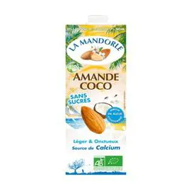 LA MANDORLE Lait D'amande Coco Bio 1l