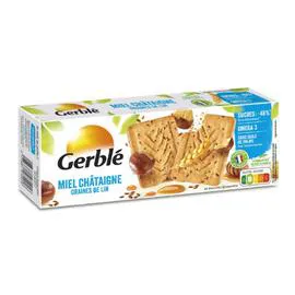 GERBLÉ Biscuits miel chataigne 200g