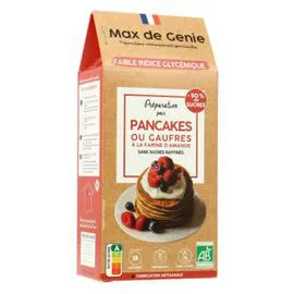 MAX DE GENIE Préparation pour Pancakes ou Gaufres Bio 250g