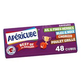 APÉRICUBE Fromage apéritif Best of des saveurs 250g
