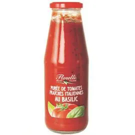 FLORELLI Purée de tomates Italienne au basilic 700g