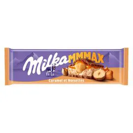 MILKA Chocolat au lait noisettes et caramel MMMax 300g