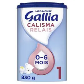 GALLIA Lait bébé en poudre 1er âge 0-6 mois Calisma Relais 830g