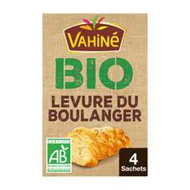 VAHINÉ Levure du boulanger bio levée rapide 18g
