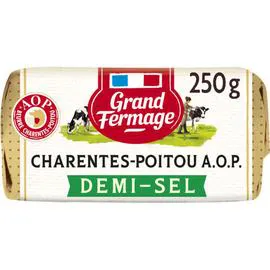 GRAND FERMAGE Beurre Moulé AOP Charentes-Poitou Demi-sel 250g