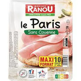 MONIQUE RANOU Jambon le Paris sans couenne 450g
