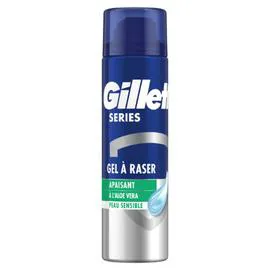 GILLETTE Gel À Raser Pour Homme Series Peaux Sensibles 200ml