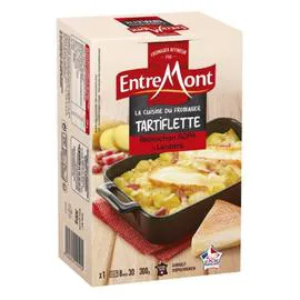 ENTREMONT Plat cuisiné tartiflette fromage et lardons 300g