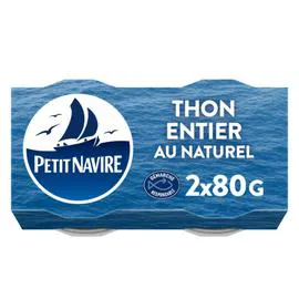 PETIT NAVIRE Thon naturel 2x56g