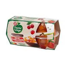 MARQUE REPÈRE, DOUCEUR DU VERGER Fruits au sirop Douceur Verger Fruits du verger 4x120g