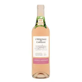 L'HERITAGE DE CARILLAN Vin Rosé Languedoc Roussillon IGP Pays d'OC Cinsault - Grenache 75cl