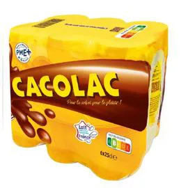 CACOLAC Boisson lactée au lait et au cacao 6x25cl