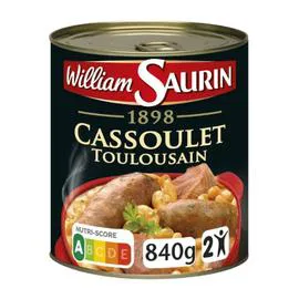 WILLIAM SAURIN Cassoulet Toulousain 840g