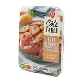 MARQUE REPÈRE, CÔTÉ TABLE Filet de poulet Pomme de terre salardaise 300g