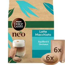 NESCAFÉ, DOLCE GUSTO Café dosettes latte macchiato NEO 120g