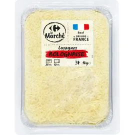 CARREFOUR LE MARCHÉ Plat cuisiné Lasagnes bolognaise 1kg