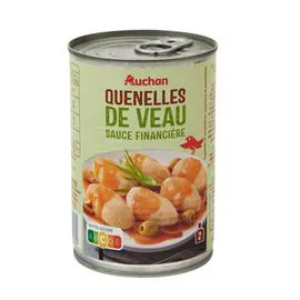 AUCHAN Quenelles de veau sauce financière 400g