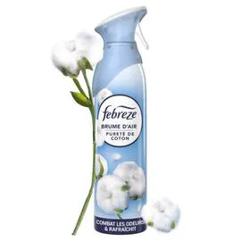 FEBREZE Désodorisant Aerosol Brume d'Air Pureté de Coton 185ml