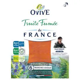 OVIVE Truite Fumée De France 160g