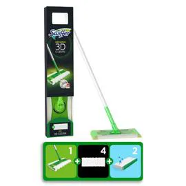 SWIFFER Balai 3D anti poussière 6 recharges l'unité