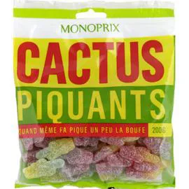 MONOPRIX Bonbons Cactus piquants 200g