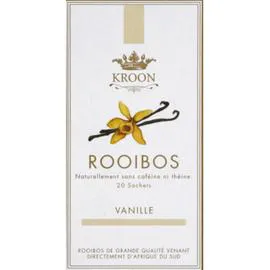 KROON Kroon Rooibos Vanille Naturellement sans Caféine & Théine en sachet x20