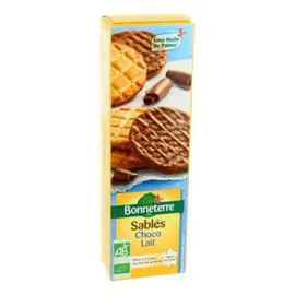 BONNETERRE Sablés Chocolat au Lait Bio 120g