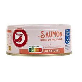 AUCHAN Saumon en tranche MSC 112g