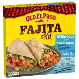 OLD EL PASO Kit fajitas Sans piment 478g