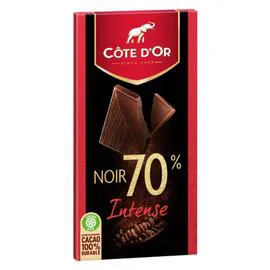 CÔTE D'OR Chocolat noir Intense 70% 100g