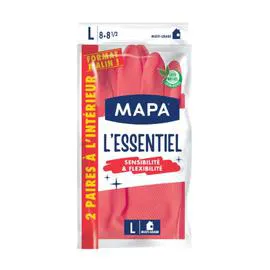 MAPA Gants de ménage l'essentiel L x2