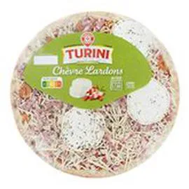 MARQUE REPÈRE, TURINI Pizza Chèvre lardons 450g