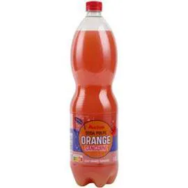 AUCHAN Boisson à la pulpe d'orange sanguine 1,5l