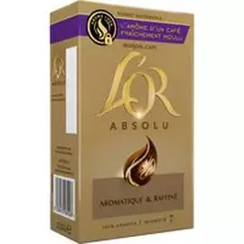 L'OR Absolu café moulu 100% arabica intensité 7 250g