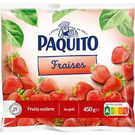 PAQUITO Fraises fruits entiers 450g