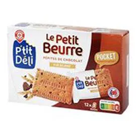 MARQUE REPÈRE, P'TIT DÉLI Biscuits Pépites de chocolat 300g