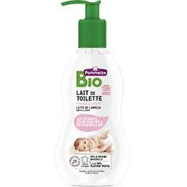 POMMETTE BIO Lait de toilette visage & corps aux extraits d'aloe vera et calendula bio 250ml