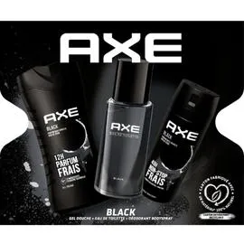 AXE Coffret black, Eau de toilette, Gel douche, Déododrant l'unité