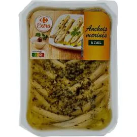 CARREFOUR EXTRA Anchois marinés à l'ail 105g