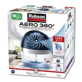 RUBSON Absorbeur Aero 360° Stop humidité - 20m²+1 recharge l'unité