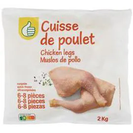 AUCHAN ESSENTIEL Cuisses de poulet crues 2kg