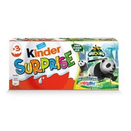 KINDER Oeufs chocolat Natoons SURPRISE 3x20g
