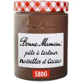 BONNE MAMAN Pate à tartiner Noisette et cacao 580g