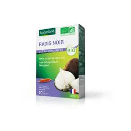 NATURLAND Complément alimentaire bio radis noir 20x10ml