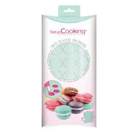 SCRAPCOOKING Tapis en Silicone Macarons l'unité