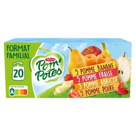 MATERNE, POM'POTES Compote assortiment 20x90g
