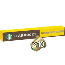 STARBUCKS Café capsules Compatible Nespresso Sunday Day Blend intensité 5 By Nespresso 10x5,6g