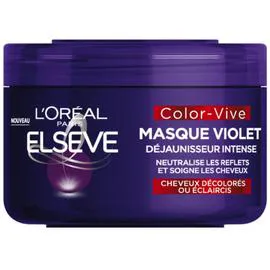 L'ORÉAL PARIS, ELSÈVE Masque Cheveux Violet Déjaunisseur Intense Cheveux Décolorés Color-Vive 250ml